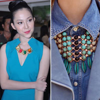 Đeo vòng cổ ấn tượng sang như Linh Nga
