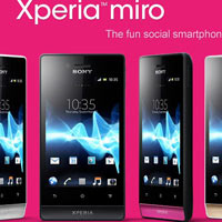 Sony Xperia Miro truy cập Facebook lộ diện