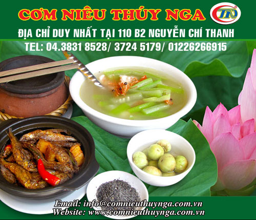 Cơm niêu Thúy Nga – Ẩm thực tinh tế trong lòng HN, Ẩm thực, 