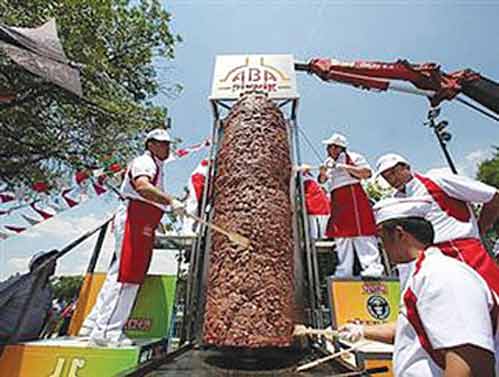 Xiên thịt lớn nhất thế giới, Phi thường - kỳ quặc, xien thit lon nhat the gioi,xien thit,chuyen la,chuyen la co that,chuyen la the gioi,ky luc,ky luc the gioi,tin tuc