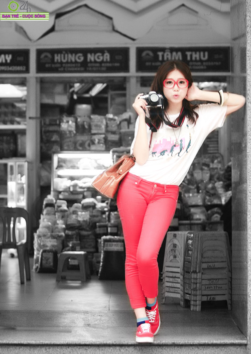 Cô phóng viên năng động, Bạn trẻ - Cuộc sống, hot girl Linh rin, hot girl thuy linh, hot girl ha thanh, hot girl viet, anh girl xinh, phong vien nang dong