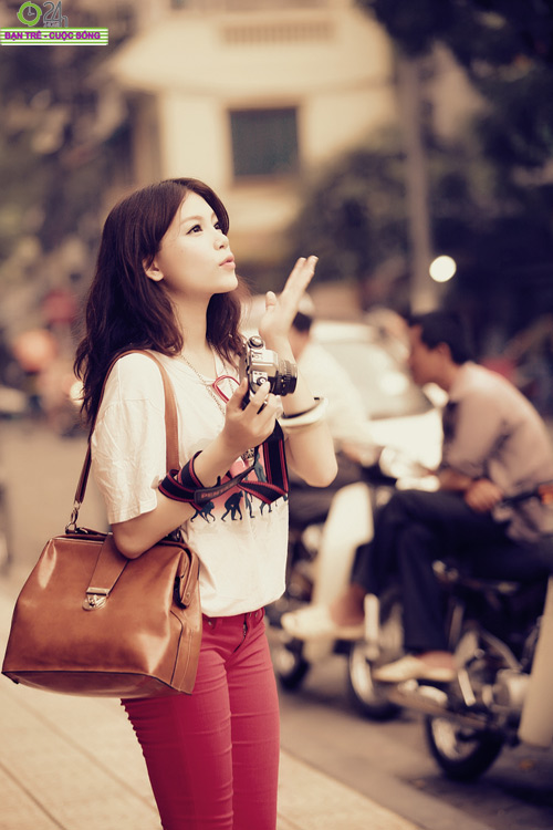 Cô phóng viên năng động, Bạn trẻ - Cuộc sống, hot girl Linh rin, hot girl thuy linh, hot girl ha thanh, hot girl viet, anh girl xinh, phong vien nang dong