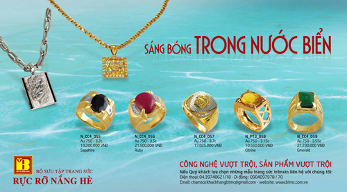 Trang sức "Rực rỡ nắng hè" thu hút khách hàng, Thị trường - Tiêu dùng, 