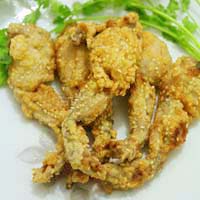 Thơm phức ếch tẩm vừng chiên