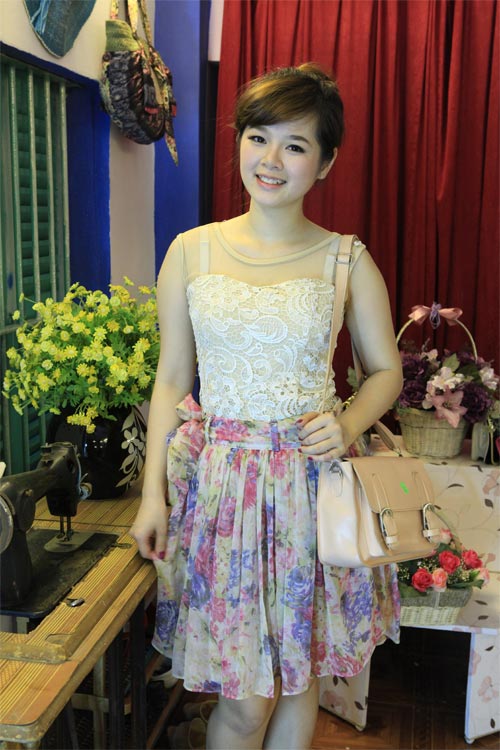 Bay bổng trong nắng hè với chân váy hoa, Thời trang, chan vay, chan vay hoa, video, thoi trang 2012, he 2012