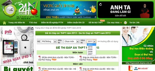 Đã có đề thi tốt nghiệp môn Văn 2013 - 2