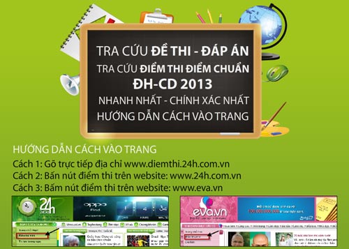 Đón xem đáp án đề thi ĐH khối A, A1 và V - 1