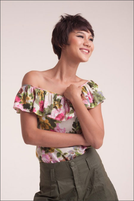 Cắt tóc ngắn nữ tính như Kim Dung - 4