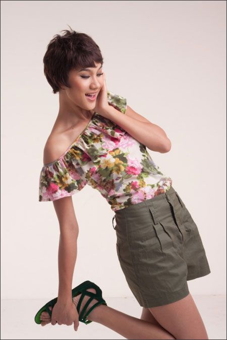 Cắt tóc ngắn nữ tính như Kim Dung - 9