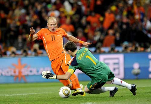 ĐT Hà Lan: Sự nghiệt ngã của số phận, World Cup 2010, Ha Lan, Tay Ban Nha, Robben, Sneijder, Marwijk