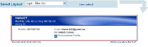 Mẹo thêm chữ ký vào Gmail và Yahoo!Mail, Công nghệ thông tin, Outlook, mail,, chu ky, mail Outlook, gmail