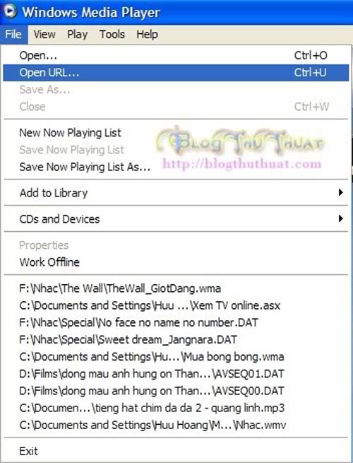 Xem Tivi online bằng Windows Media Player - 1
