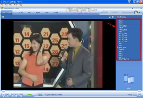 Xem Tivi online bằng Windows Media Player - 5