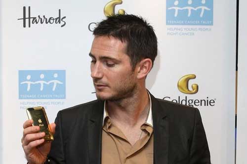 IPod mạ vàng khắc tên Frank Lampard, Máy nghe nhạc, Thời trang Hi-tech, Frank Lampard, iPod, iPod ma vang, e, bong da