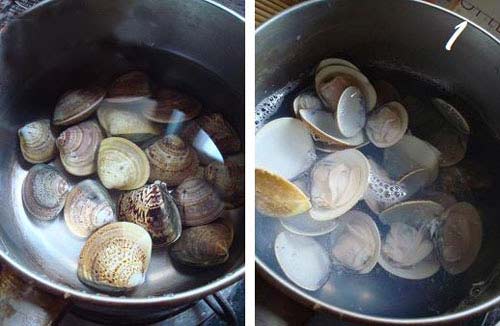 Canh mướp nấu ngao giải nhiệt - 2