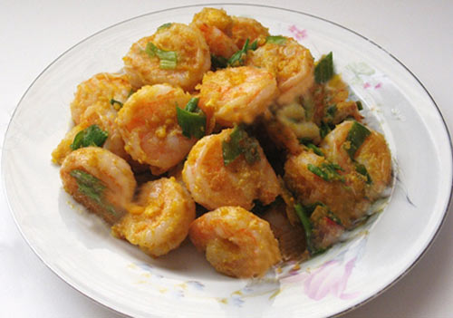 Tôm chiên trứng muối - 3