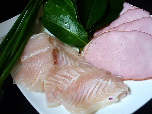 Cá cuộn hấp trà xanh - 1