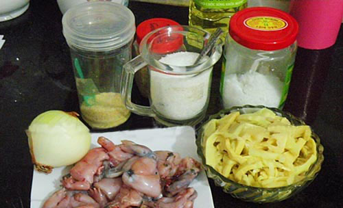 Lạ miệng với ếch xào măng - 1