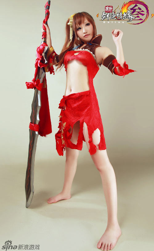 Ngắm mỹ nữ quần áo "tả tơi" trong cosplay VLTK 3, Công nghệ thông tin, Ngam my nu quan ao ta toi trong cosplay VLTK 3, my nu quan ao ta toi, ngam my nu, chan dai, nguoi dep, cosplay VLTK 3