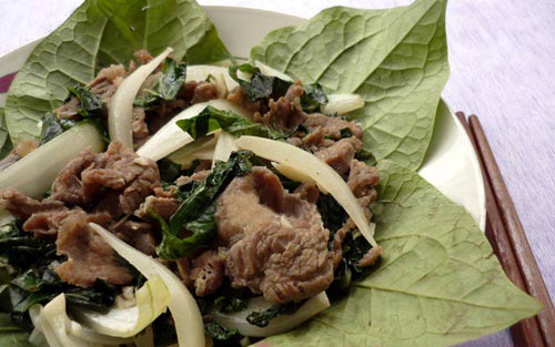 Thật lạ thịt bò xào lá lốt - 8