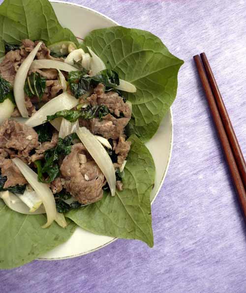 Thật lạ thịt bò xào lá lốt - 9