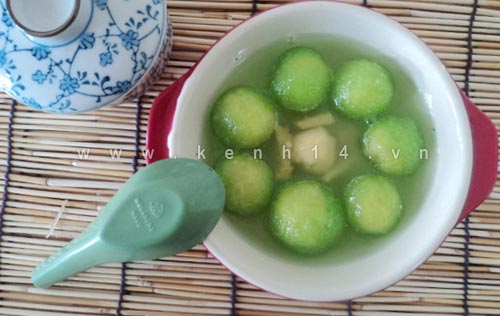 Thơm thơm chè bột báng lá dứa - 8