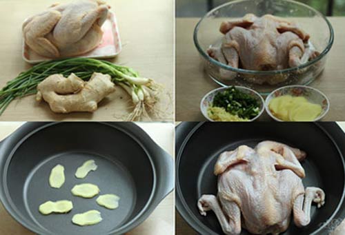 Béo ngậy gà xối mỡ hành - 1