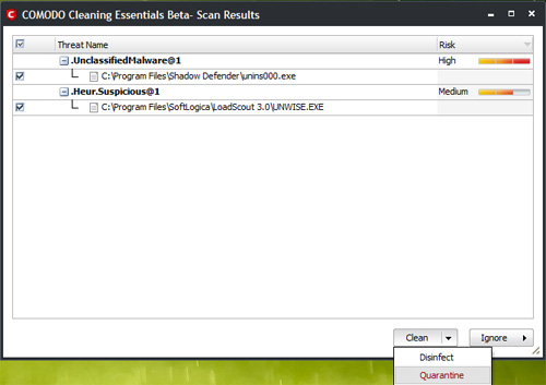 Diệt Virus Malware nhanh chóng không cần qua cài đặt, Sợ Virus ???, Công nghệ thông tin, Diet Virus Malware, Virus, Malware, Comodo Cleaning Essentials, diet virus