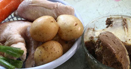 Thơm lừng gà nấu patê - 1