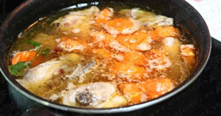 Thơm lừng gà nấu patê - 6