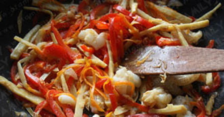 Mực xào chua cay ngon tuyệt! - 5