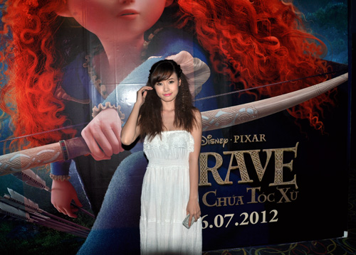 Midu hóa công chúa tóc xù đáng yêu, Phim, Midu, Hotgirl Midu, Thien menh anh hung, Brave, Cong chua toc xu, Mua he lanh, Dien vien, Ngoi sao