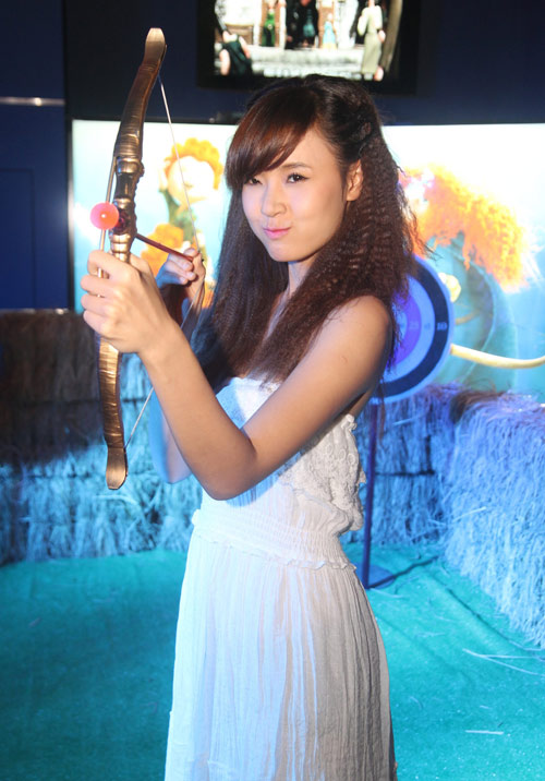 Midu hóa công chúa tóc xù đáng yêu, Phim, Midu, Hotgirl Midu, Thien menh anh hung, Brave, Cong chua toc xu, Mua he lanh, Dien vien, Ngoi sao