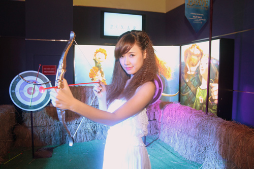 Midu hóa công chúa tóc xù đáng yêu, Phim, Midu, Hotgirl Midu, Thien menh anh hung, Brave, Cong chua toc xu, Mua he lanh, Dien vien, Ngoi sao