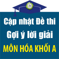 Gợi ý giải đề thi môn Hóa khối A 2012