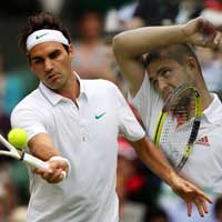 Federer - Youzhny: Nỗi sợ hãi (Video tennis, Tứ kết Wimbledon)