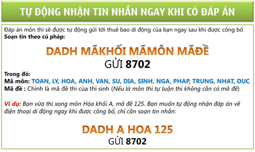 Gợi ý giải đề thi môn Hóa, môn Anh, Tin tức trong ngày, 