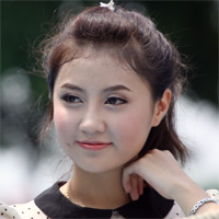 Vẻ đẹp trắng ngần của nữ sinh Thái Nguyên