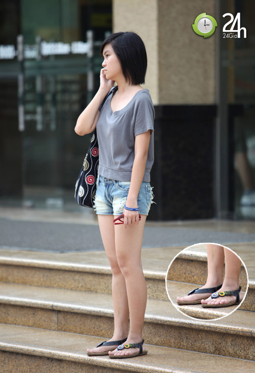 Dạo phố Hà Nội ngắm chân xinh - 6
