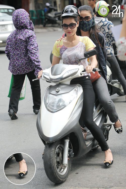 Dạo phố Hà Nội ngắm chân xinh - 9