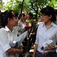 Gần 40% thí sinh bỏ thi cao đẳng