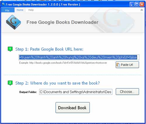 Tải sách miễn phí trên Google Books dễ dàng bằng Google Books Downloader - 3