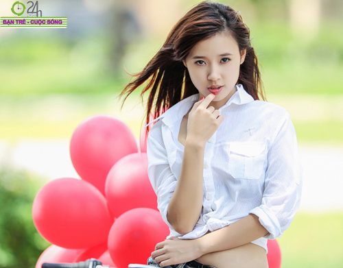 Hot girl Midu xinh tươi trên phố Sài Gòn, Bạn trẻ - Cuộc sống, Hot girl midu, mi du, thien menh anh hung, hot girl sai thanh, hot girl Viet, ban tre, gioi tre, bao, hot girl ngay nay, anh girl xinh