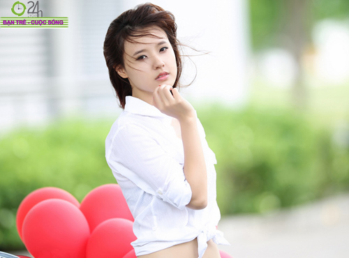 Hot girl Midu xinh tươi trên phố Sài Gòn, Bạn trẻ - Cuộc sống, Hot girl midu, mi du, thien menh anh hung, hot girl sai thanh, hot girl Viet, ban tre, gioi tre, bao, hot girl ngay nay, anh girl xinh