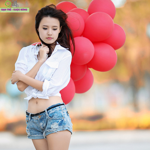 Hot girl Midu xinh tươi trên phố Sài Gòn, Bạn trẻ - Cuộc sống, Hot girl midu, mi du, thien menh anh hung, hot girl sai thanh, hot girl Viet, ban tre, gioi tre, bao, hot girl ngay nay, anh girl xinh