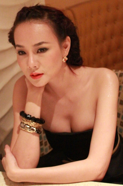Dương Yến Ngọc xấu đi vì mái ngố, Tóc - Mũ - Nón, Thời trang, duong yen ngoc, trang tran, thu huyen, vay but chi, vay bang quan, vay xe cao, phong cach thoi trang cua sao