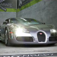 Mãn nhãn với Bugatti Veyron mạ crôm