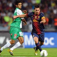 Raja – Barca: Messi lập hattrick