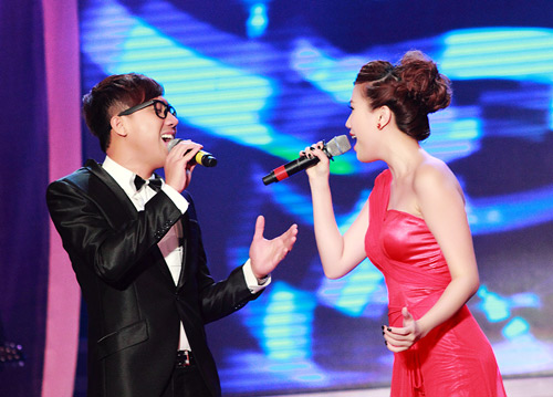 Trấn Thành thay Isaac hát cùng Bảo Thy, Ca nhạc - MTV, Tran Thanh, Bao Thy, song ca, My Tam, Maya, Lam Truong, nhip cau am nhac, tin tuc