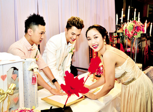Thúy Vinh lên tiếng về tin đồn chồng gay, Ca nhạc - MTV, thuy vinh, dam cuoi thuy vinh, chong tuong lai cua thuy vinh, thuy hien, ca sy viet nam, thanh thao, ngo kien huy, ngoi sao ca nhac viet nam, tin tuc